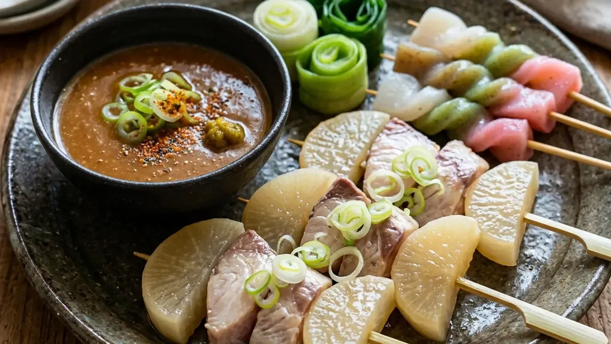 ぶり大根の串ふろふき