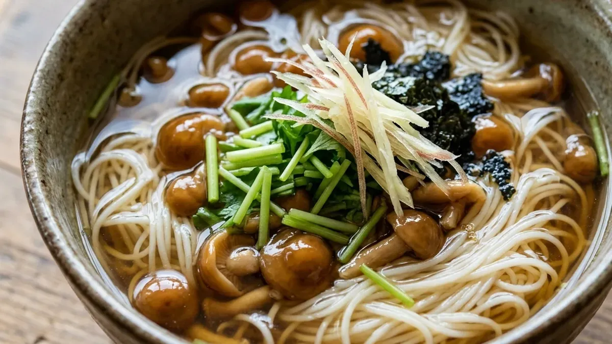 なめこにゅうめん