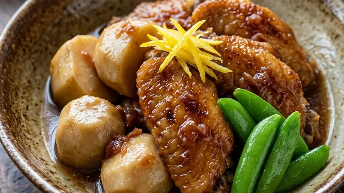 手羽元と里芋の梅煮