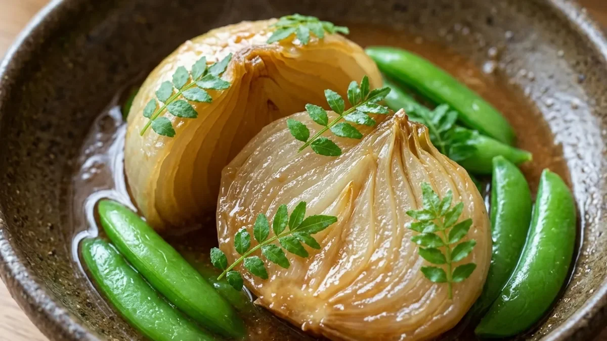 新たまねぎの炊いたん