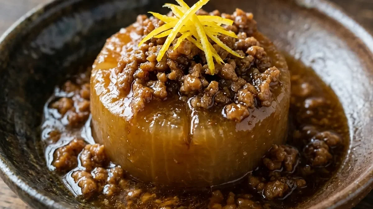 大根のそぼろ煮