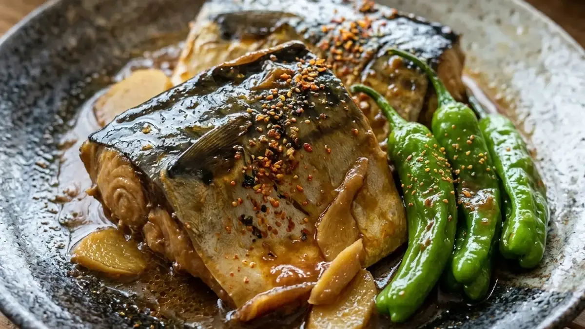 さばのうまみそ酢煮