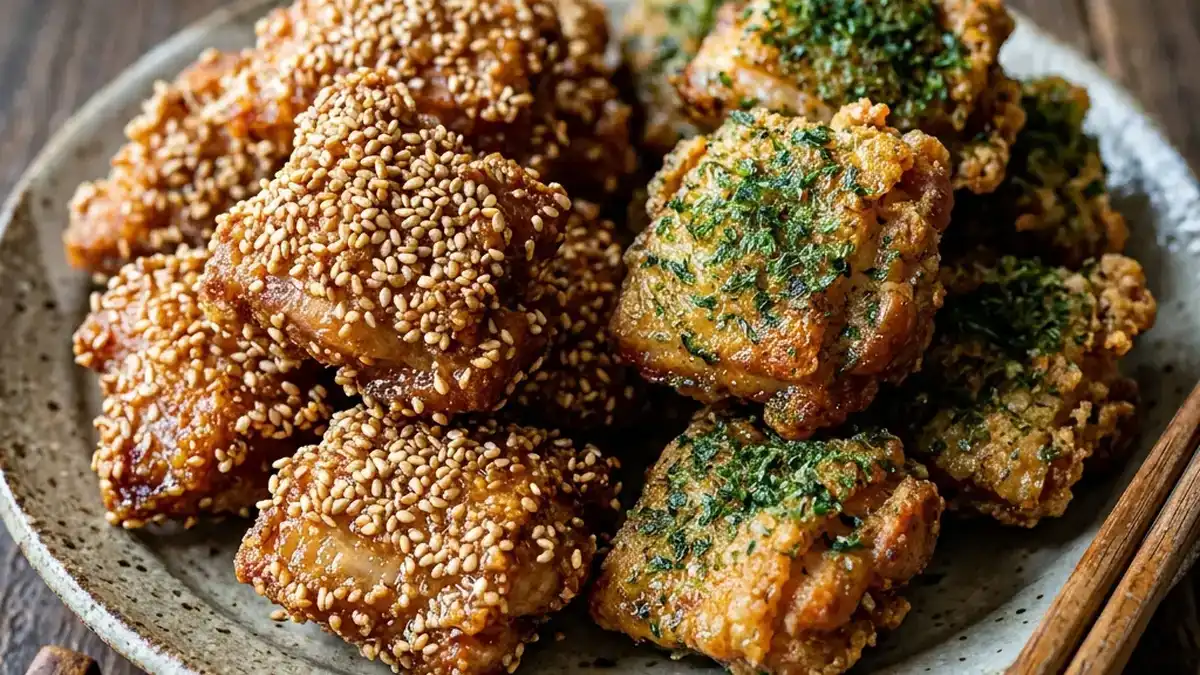鶏の二色から揚げ