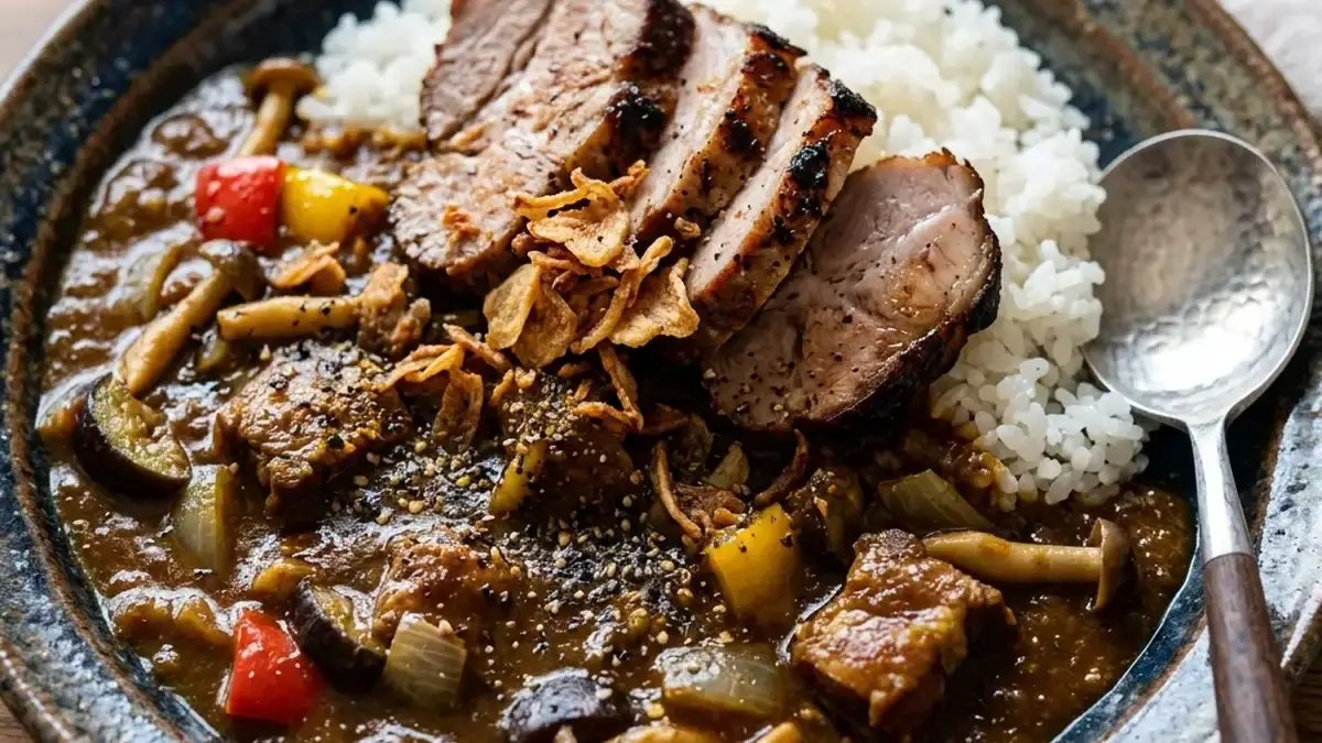 焼き豚カレー
