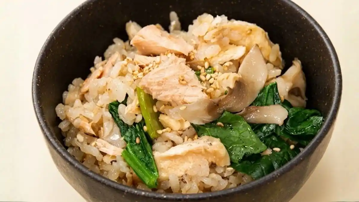 鮭の炊き込みご飯