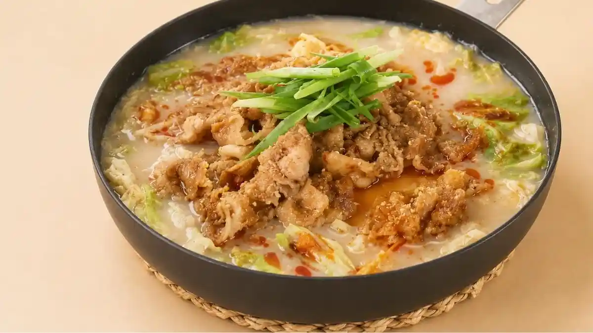 担々豚もやしキャベツ