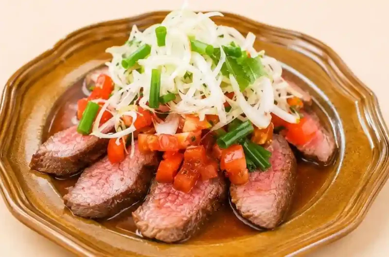 【沸騰ワード】薬味ステーキ ポン酢トマトソースのレシピ 志麻さん夏料理