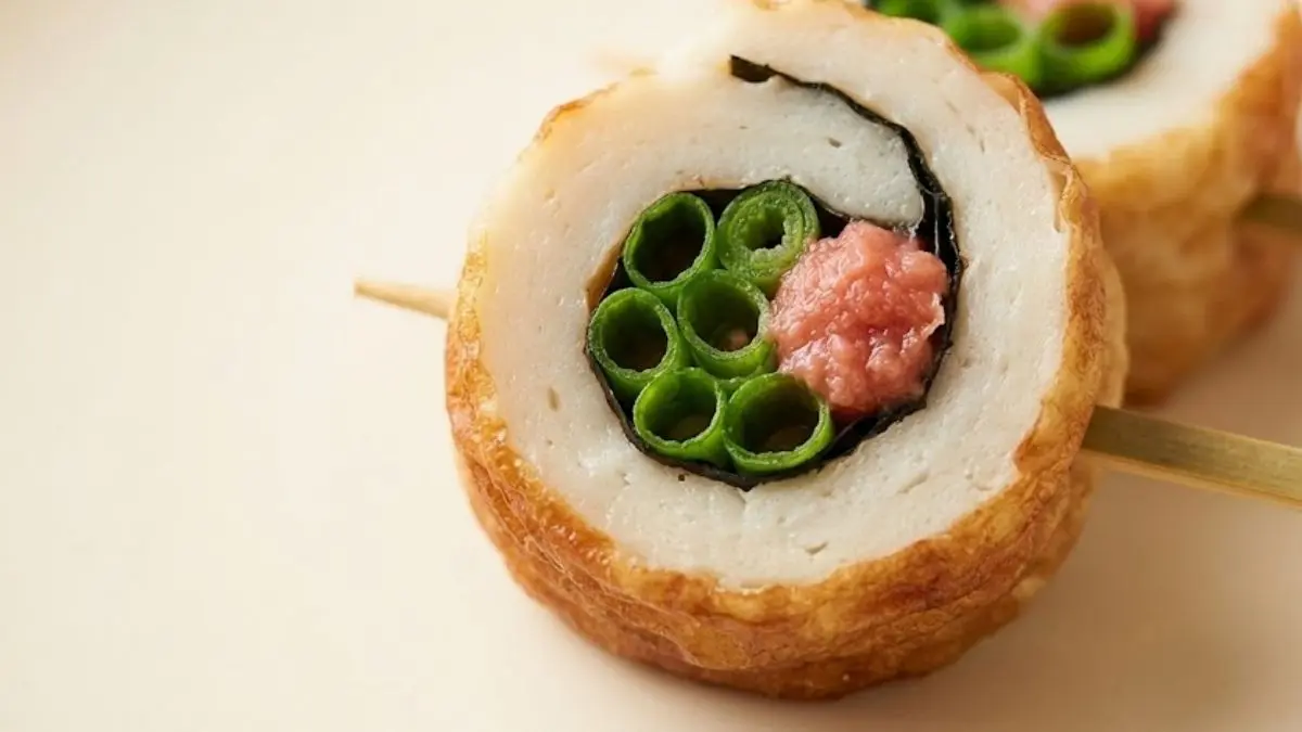 ちくわの梅海苔巻き