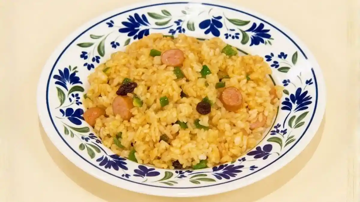 レンチンカレーピラフ