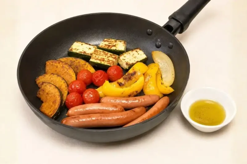 【きょうの料理】ソーセージと夏野菜のフライパン蒸しのレシピ 渡辺あきこさん無理しない日の夏ごはん