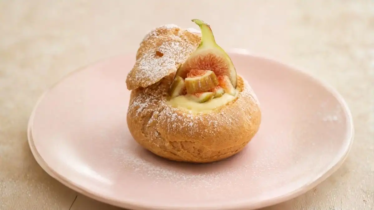 いちじくのシュークリーム