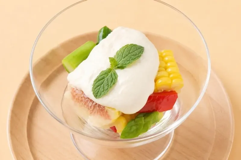 【きょうの料理】いちじくと彩り野菜の豆腐クリームのレシピ 髙橋義弘さん京料理人のモダン和ごはん