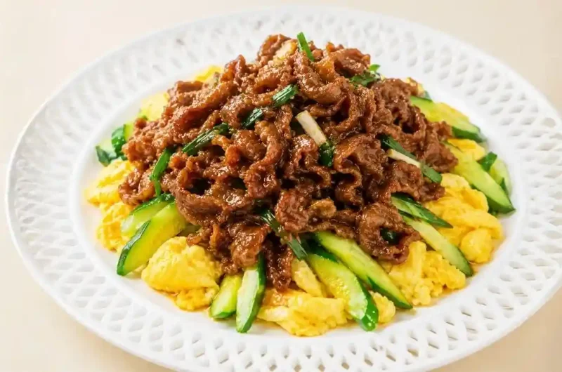 【沸騰ワード】きゅうりと牛肉の中華炒めのレシピ 志麻さん肉料理＆夏野菜料理