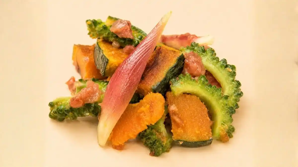 夏野菜の梅和え