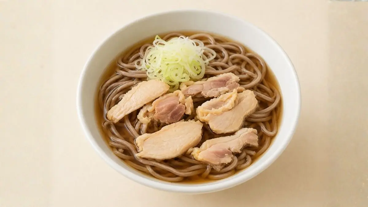 冷たい肉そば