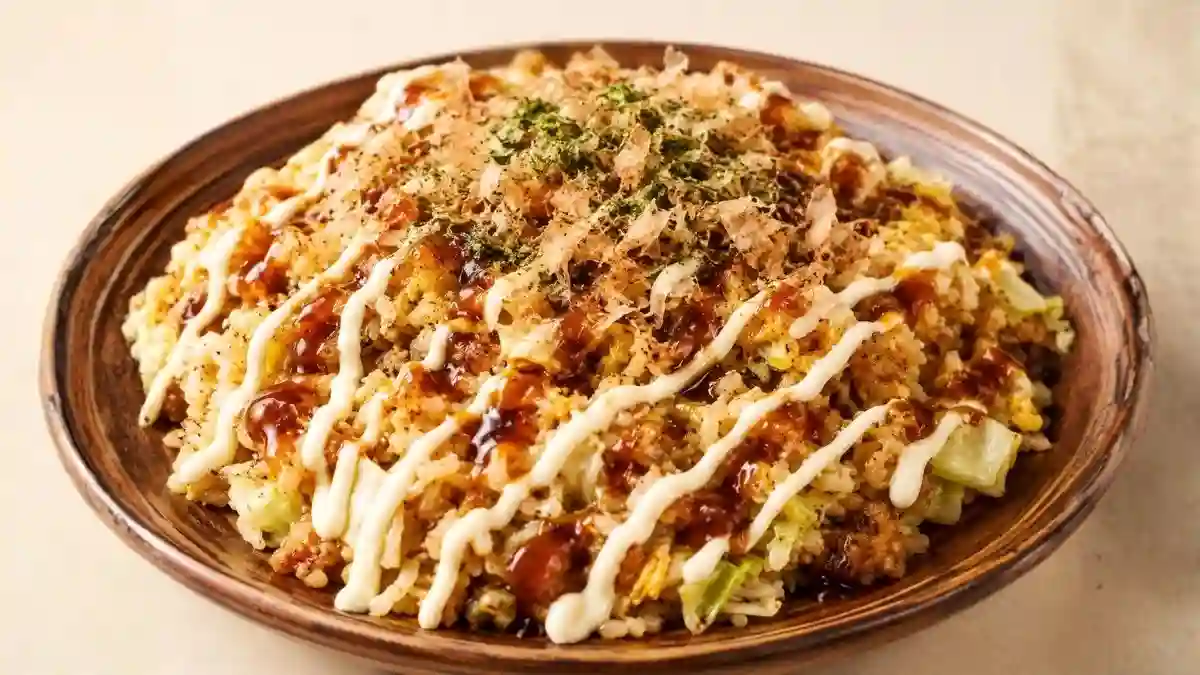 お好み焼きチャーハン