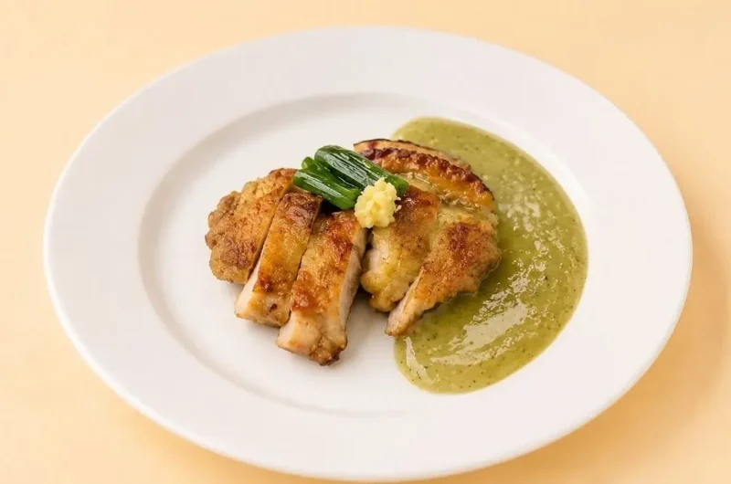 【きょうの料理】鶏肉のカレー香味焼ききゅうりソースのレシピ 髙橋義弘さん京料理人のモダン和ごはん