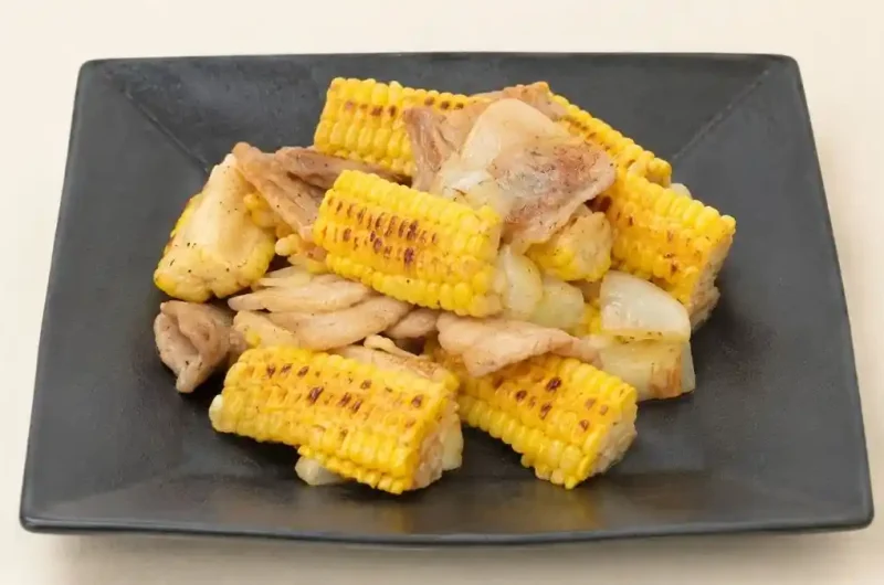 【きょうの料理】とうもろこしと豚の塩炒めの作り方 陳建太郎さん