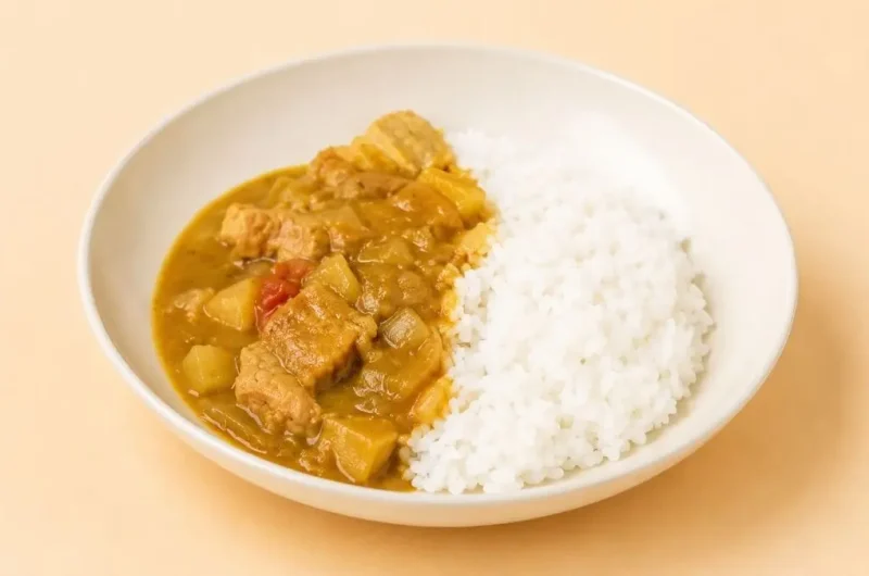 【きょうの料理】梅ポークカレーのレシピ しらいのりこさん強火で行こうぜ！