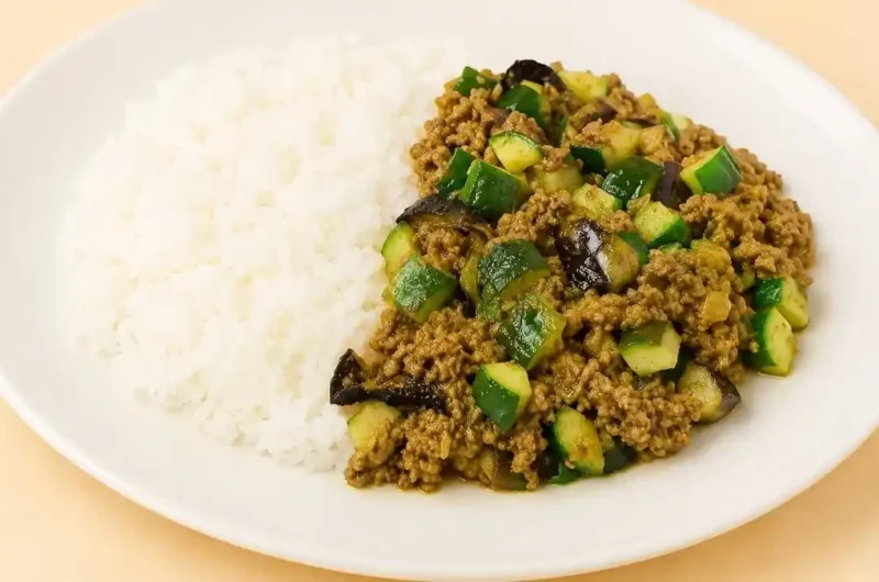 【あさイチ】ゆできゅうりのキーマカレーのレシピ しらいのりこさんのみんなゴハンだよ
