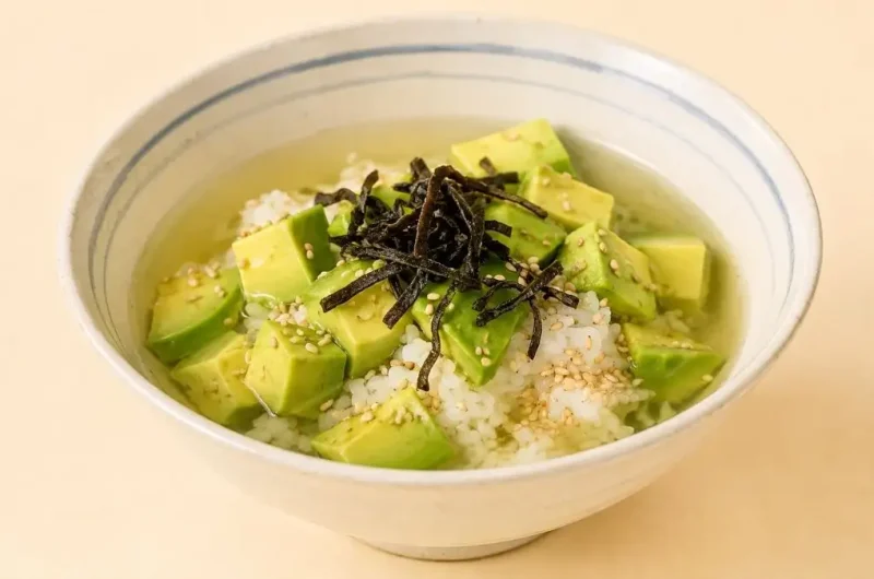 【きょうの料理】アボカド塩昆布茶漬けのレシピ しらいのりこさんプロの脱力メシ