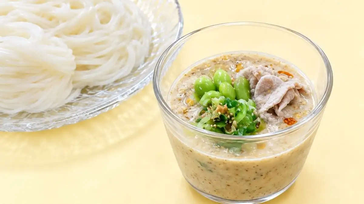 アーモンドバターだれそうめん