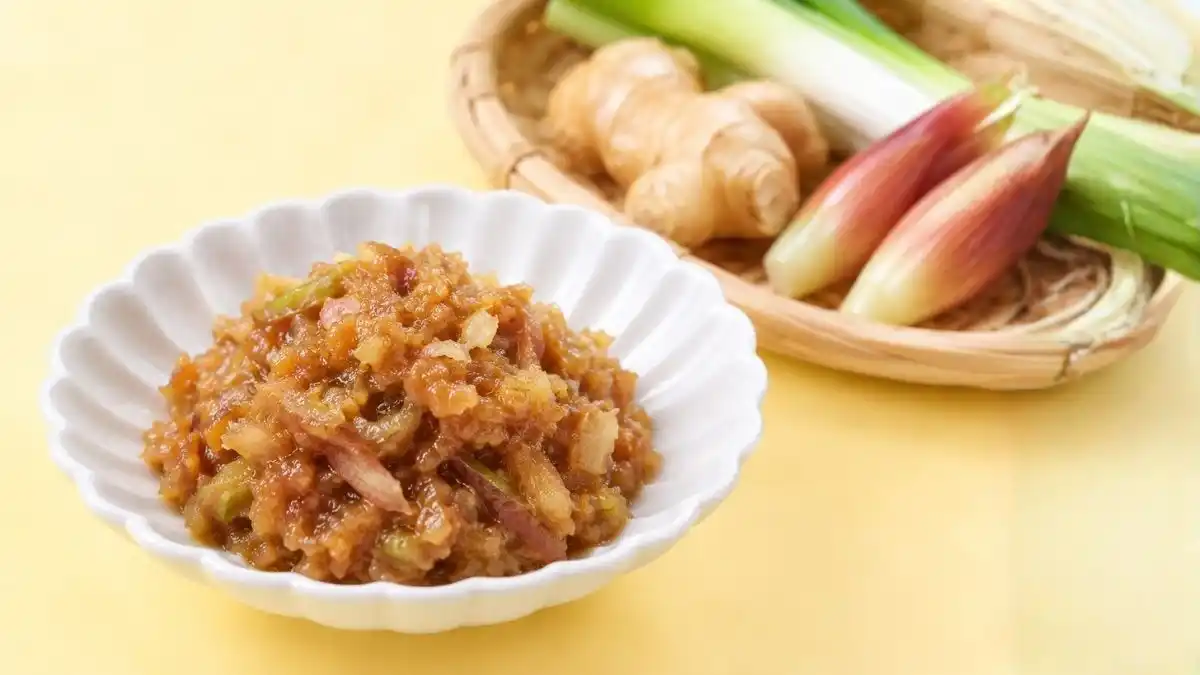 長ネギミョウガ新生姜の万能味噌