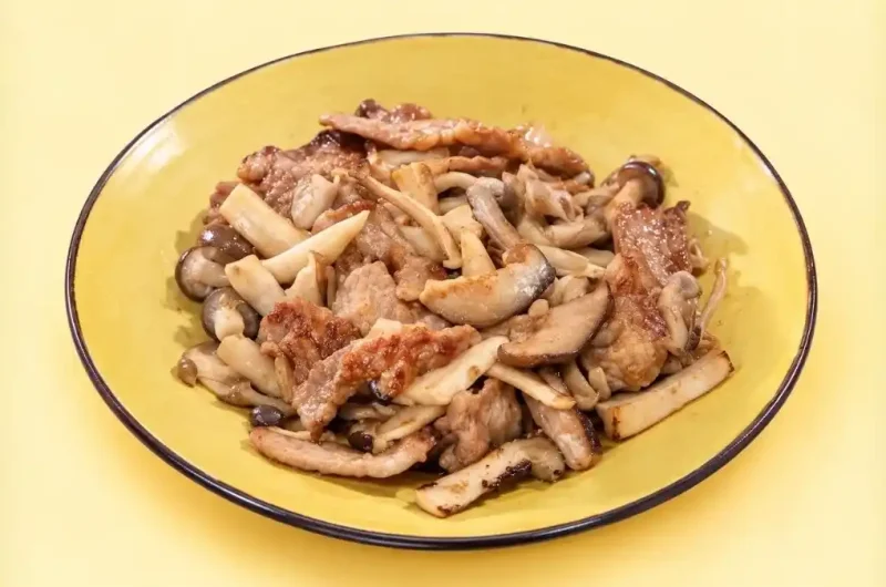 【きょうの料理】きのこたっぷり豚のしょうが焼きのレシピ 瀬尾幸子さんきのこで秋のボリュームおかず