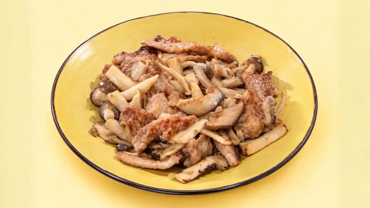 きのこたっぷり豚のしょうが焼き