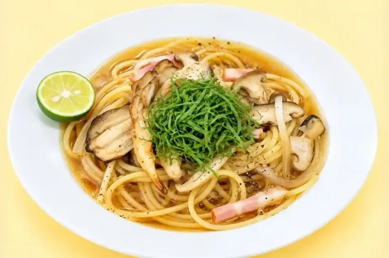 【あさイチ】きのこ香る和風スープパスタのレシピ 竹財輝之助さん