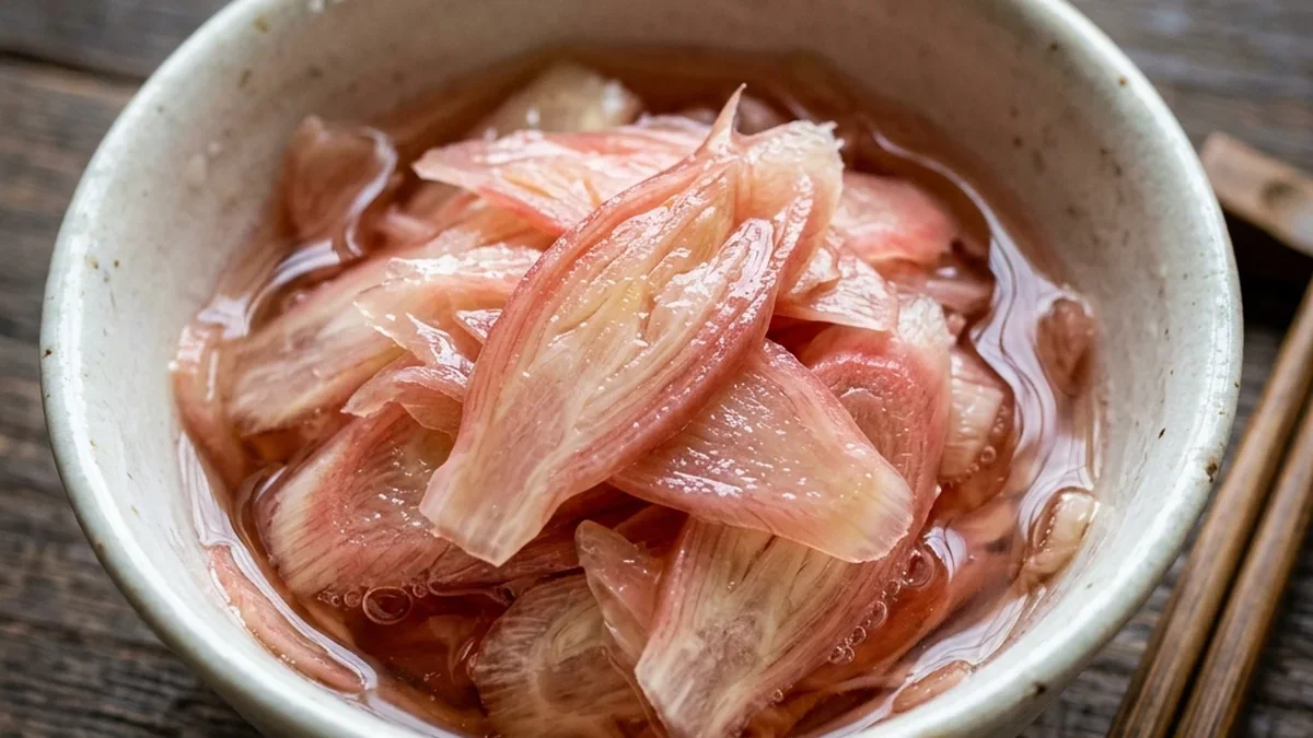 新しょうがの甘酢漬け