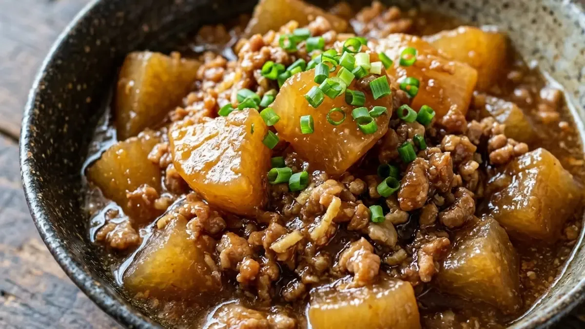 大根のそぼろ煮