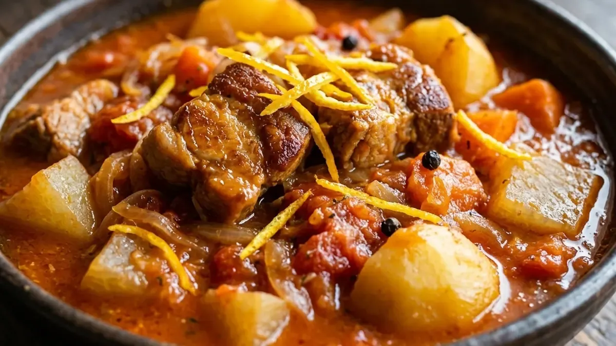 ポークオレンジシチュー