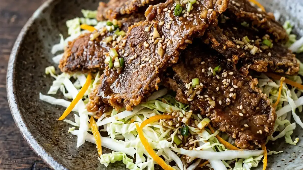 牛すね肉のカリカリ揚げ