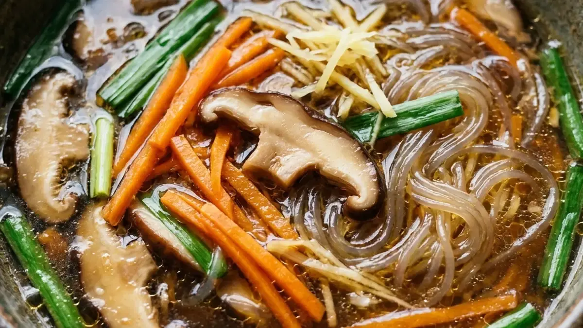 干ししいたけの中華スープ