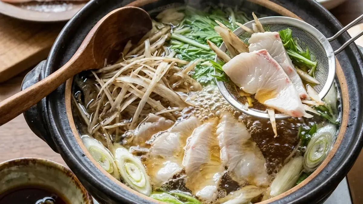 無限ごぼうのぶりしゃぶ