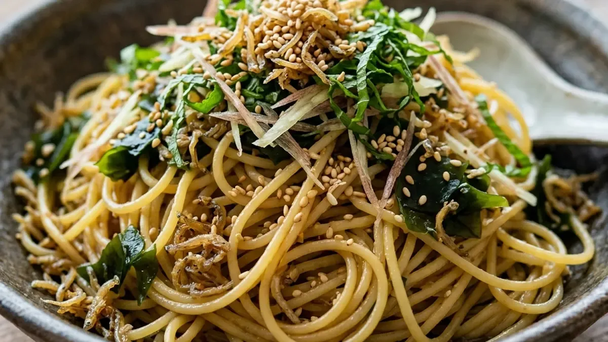 じゃこスパゲッティ