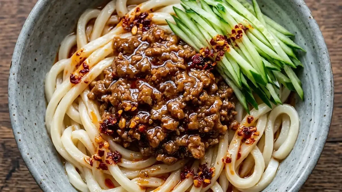 かんたんジャージャー麺風