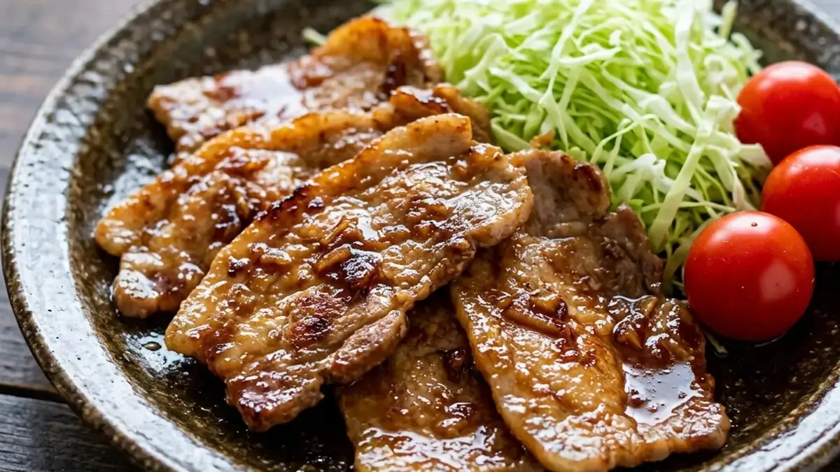 豚のジンジャー焼き