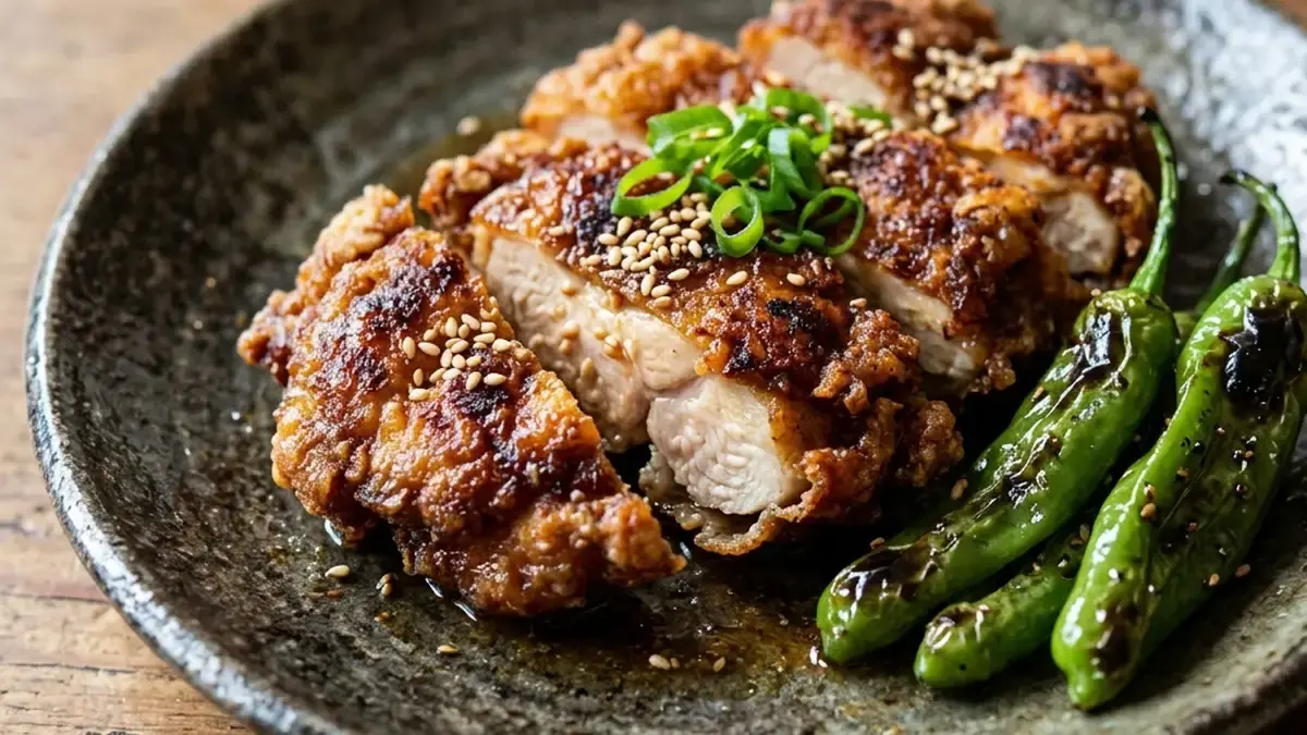 鶏の竜田焼き