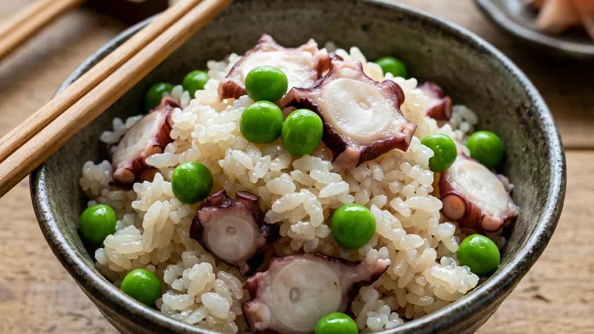 たこ豆ご飯