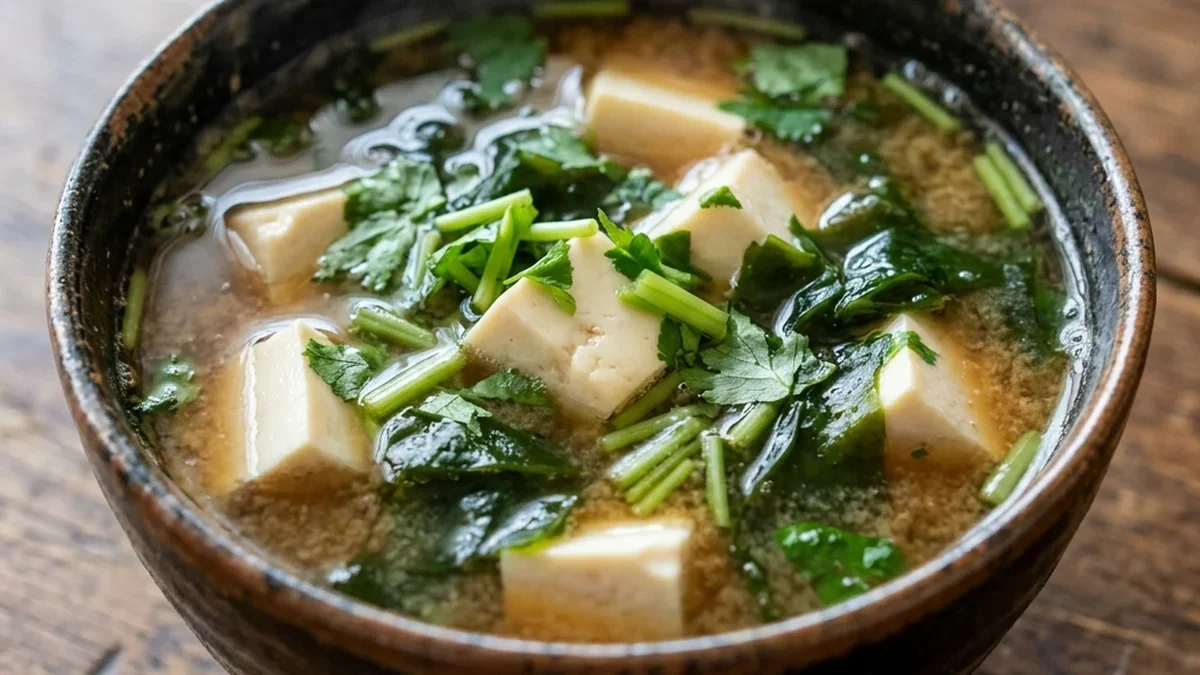 豆腐とわかめのみそ汁