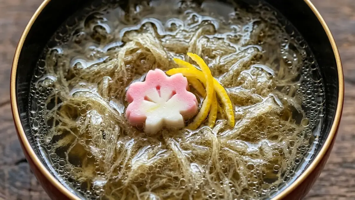 とろろ昆布の吸い物