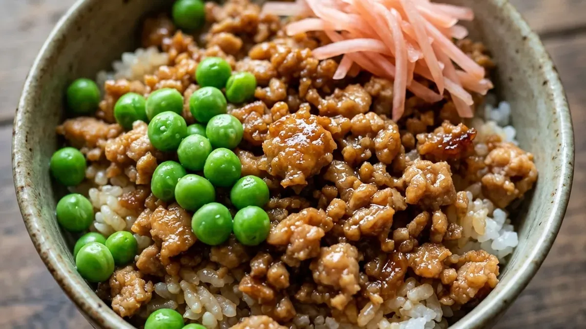 鶏そぼろ丼
