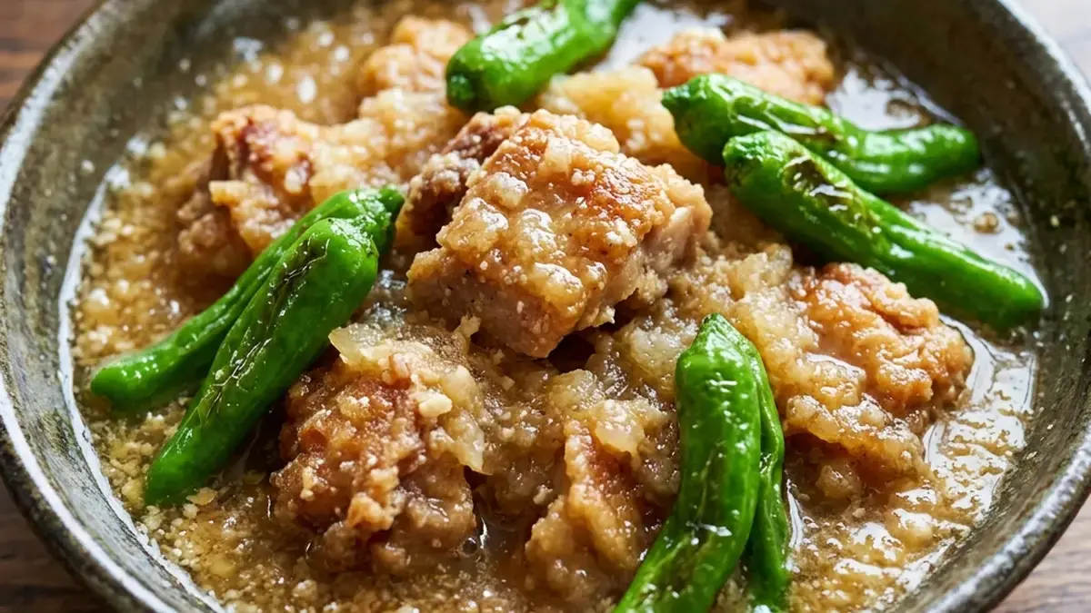 おからパウダーの“鶏肉のおろし煮”