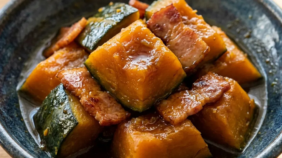 かぼちゃとベーコンのこっくり煮