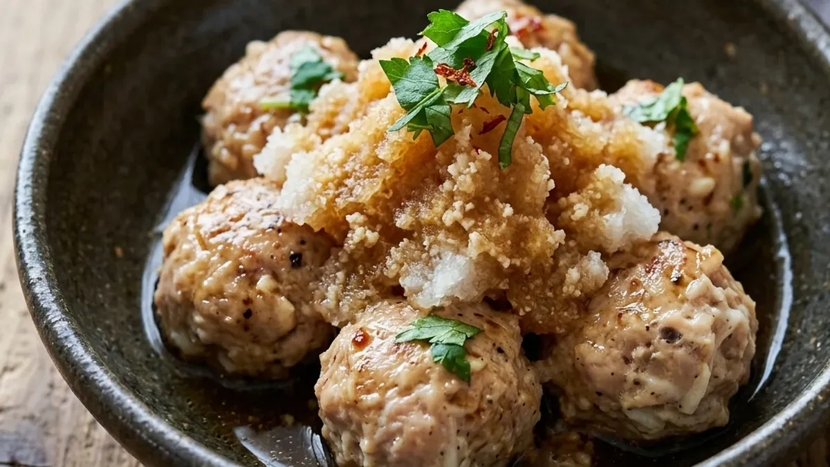 おからパウダーの“鶏肉つみれ”