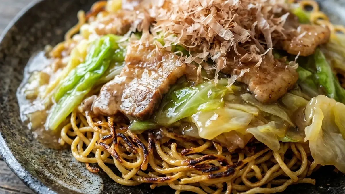 キャベツの和風あんかけ焼きそば