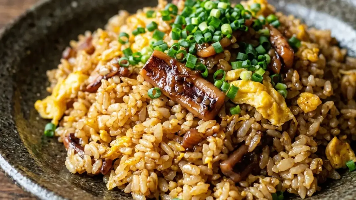 いか塩辛の焼き飯