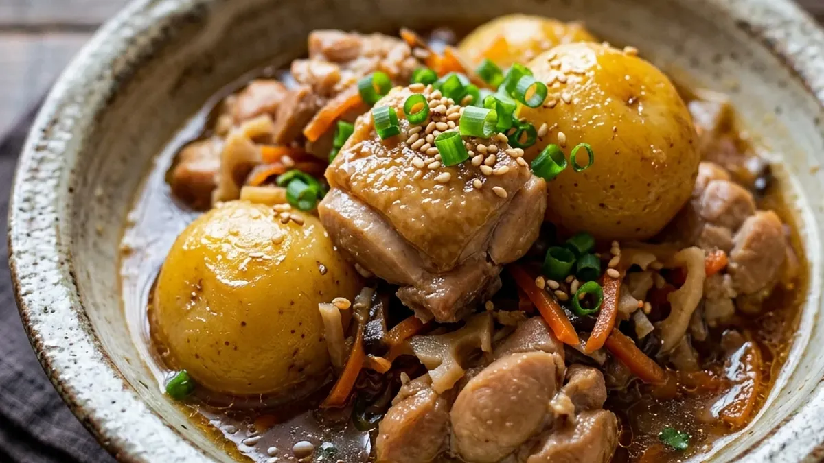 鶏肉とじゃがいものさっぱり煮